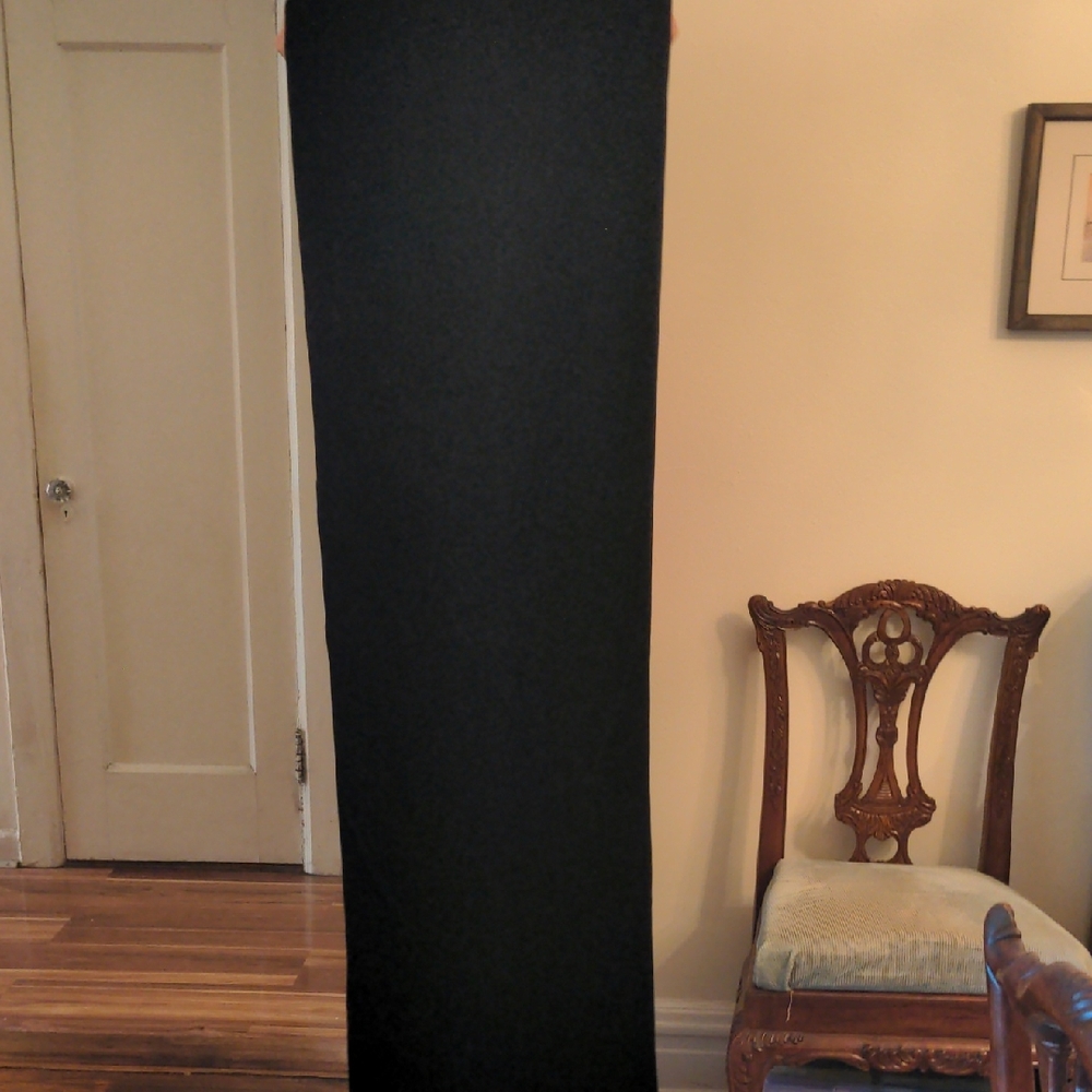 Jessica McClintock Black Evening Wrap, Shoulder Shrug, Shawl, Velvet, Satin, - Picture 2 of 5
